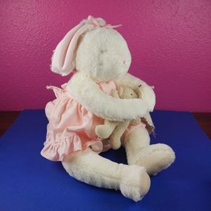 Bunnies by the Bay Blossom Bunny Rabbit w/Bao Teddy 14" Plush Easter